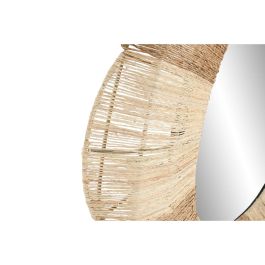 Espejo de pared Home ESPRIT Marrón Natural Boho 87 X 8 X 87 CM