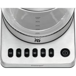 WMF 04131800 Hervidor de Agua Eléctrico KÜCHENminis Vario, 1L, Vidrio y Acero Inoxidable, 1960W, Termostato