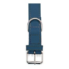 Gloria Collar para Perro Oasis de Piel Nobuck Azul, 40 cm x 15 mm, Doble Capa y Costura Reforzada para Confort y Duración Gloria Collar para Perro Oasis de Piel Nobuck Azul, 40 cm x 15 mm, Doble Capa y Costura Reforzada para Confort y Duración