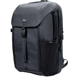 Trust 25669 Mochila Jersey para Portátiles hasta 17" Gris, 25L, Resistente al Agua, RPET (19 botellas)