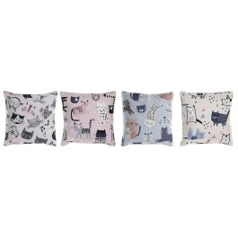 Cojin Urban DKD Home Decor Multicolor 10 x 40 x 40 cm (4 Unidades) Cojin Urban DKD Home Decor Multicolor 10 x 40 x 40 cm (4 Unidades)