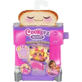 Cookeez Makery MOO0630996235041 Toasty Treatz - Peluche Suave Perfumado con Forma de Tostada y Tostadora Interactiva Juguete