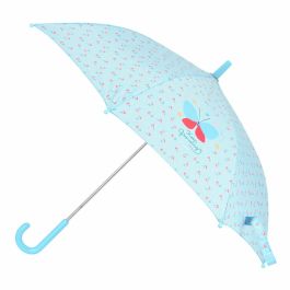 Paraguas BlackFit8 Mariposa Azul Ø 86 cm Paraguas BlackFit8 Mariposa Azul Ø 86 cm