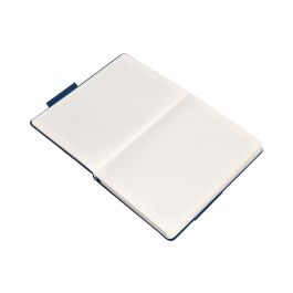 Cuaderno Con Gomilla Antartik Notes Tapa Dura A4 Hojas Cuadricula Azul Marino 100 Hojas 80 gr Fsc