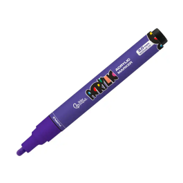 Liderpapel Rotulador Acrílico Base Agua Todo Tipo de Superficie Punta Redonda 3 mm Púrpura