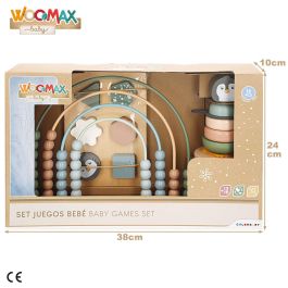 Juego de Madera Woomax 22 x 22 x 6 cm (2 Unidades)