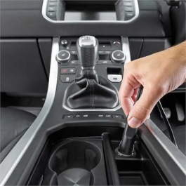 Black+Decker NVB-12-AV Recogetodo Automóvil Aspirador de Mano 12V con Adaptador para Mechero y Cable de 5m para Coche