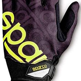 Sparco Guantes Meca 3 Talla S Negro-Amarillo S002093NRGF1S