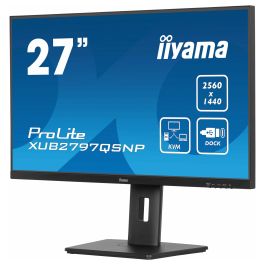 Iiyama XUB2797QSNP-B1 Monitor 27" QHD 1440P IPS 100Hz 1ms Altavoces DP USB-C Power Delivery 65W