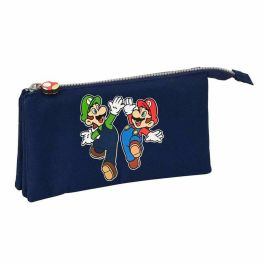 Portatodo Triple Super Mario 22 x 12 x 3 cm Azul marino Precio: 8.49999953. SKU: B1BRTX5A5N