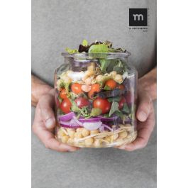 Tarro de vidrio con tapón de corcho 2900 ml - La Mediterranea (6 Unidades) Tarro de vidrio con tapón de corcho 2900 ml - La Mediterranea (6 Unidades)