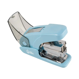 Liderpapel Grapadora Micro Celeste con Regalo 1000 Grapas 24/6 26/6 Capacidad 20 Hojas