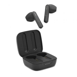 NGS Auriculares Bluetooth Ártica Move (ARTICA MOVE) con Estuche de Carga, Bluetooth 5.3, Autonomía 28h, Negros