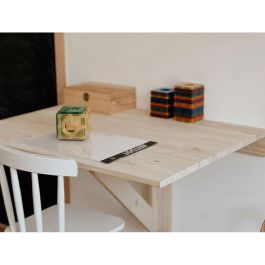 Astigarraga Mesa plegable de pared, madera ecológica 79x59x2cm, soporta hasta 60 kg