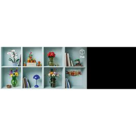 LEGO 10329 Plantas Diminutas Icons: Set de Construcción Adorno Floral para Adultos, 9 Especies Exóticas Sin Mantenimiento