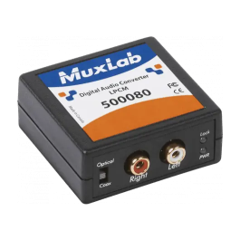 Muxlab Convertidor de Audio Digital S/Pdif Toslink a RCA con Alimentación Externa Precio: 138.548025. SKU: B13Z3A4V8D