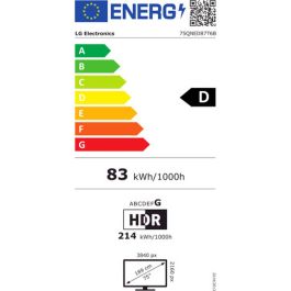 Smart TV LG 75QNED87T6B 4K Ultra HD 75" HDR AMD FreeSync QNED Smart TV LG 75QNED87T6B 4K Ultra HD 75" HDR AMD FreeSync QNED