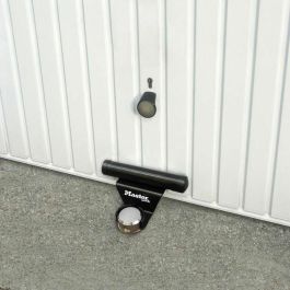 Master Lock Cerradura Antirrobo Puerta Garaje Basculante Barra Acero, Candado Redondo Acero Endurecido, 6 Pasadores Negro