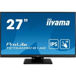 Iiyama Monitor Táctil 27" Full HD IPS T2754MSC-B1AG, Pantalla Táctil Capacitiva, 1920x1080, Altavoces, HDMI, VGA, USB 3.0, Ajuste de Altura