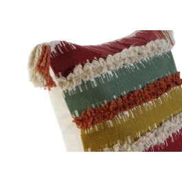 DKD Home Decor Funda Cojín 1 x 50 x 50 cm Multicolor Algodón