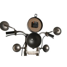 DKD Home Decor Reloj de Pared Loft Plateado Negro 60 x 30 x 78 cm