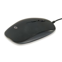 Conceptronic Ratón Óptico USB Regas01B con Interruptor DPI 800/1000/1200 y Diseño Ergonómico para Diestros y Zurdos