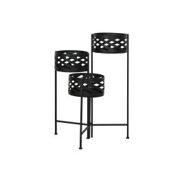 DKD Home Decor Macetero Loft Negro 51 x 23 x 71 cm (2 Unidades) Precio: 67.50000004. SKU: B15MTJLAVZ