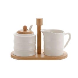 Azucarero Home ESPRIT Blanco Bambú Porcelana 19,5 x 9 x 17 cm 2 Piezas Precio: 13.78999974. SKU: B14PK3DNP3