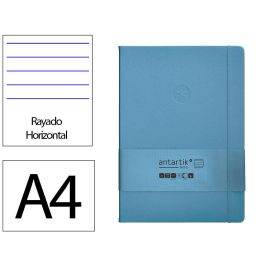 Cuaderno Con Gomilla Antartik Notes Tapa Dura A4 Hojas Rayas Azul Claro 100 Hojas 80 gr Fsc Precio: 10.89. SKU: B1GYHCTXPH