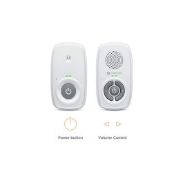 Motorola MOT5055374709993 Monitor de Audio para Bebés AM21 con Alcance 300m, Color Blanco