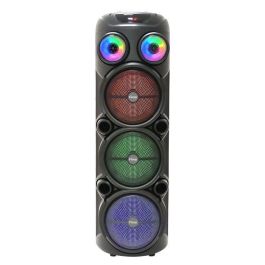 Inovalley KA129-XXL Altavoz Karaoke Luminoso 1000W, Bluetooth V5.0, 90cm, 3x 8'' Altavoces, Micrófono Inalámbrico