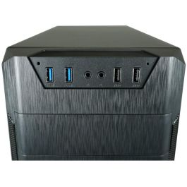 LC-Power 7040B Midi Tower PC Negro ATX/micro ATX/Mini-ITX con Puertos USB 2.0 y USB 3.2 Gen 1