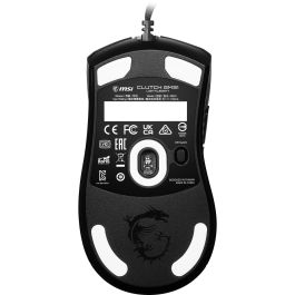 MSI GM31 Ratón Gaming Wired Lightweight Negro 12000 DPI, 1ms, 58g. Diseño ergonómico para mano derecha.