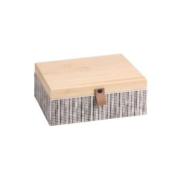 DKD Home Decor Caja Decorativa Natural MDF Bambú 18 x 12.5 x 7 cm (2 Unidades) Precio: 15.94999978. SKU: B18VAPBT3W