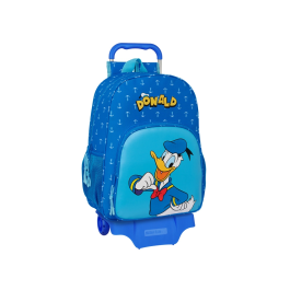 Mochila Escolar con Ruedas Donald Azul 33 x 42 x 14 cm Precio: 31.50000018. SKU: B1HB6TFCHL