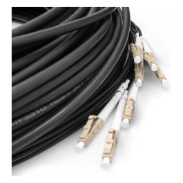 Digitus LWL Patchkabel Preconfeccionado LC/UPC a LC/UPC, 100 m, Fibra Óptica Multimodo OM4, 8 Fibras