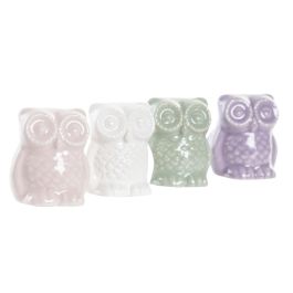 DKD Home Decor Pomo Decorativo Shabby Verde Blanco 4x5x4 cm Gres Metal