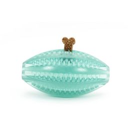 Gloria Pelota Dental Rugby TPR 9 cm para Perro Juguete Mordedor Limpieza