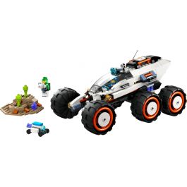 LEGO 60431 City Róver Explorador Espacial y Vida Extraterrestre, vehículo con 6 neumáticos, suspensión avanzada, incluye minifiguras y alienígenas