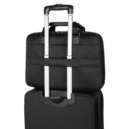 Targus TBT932GL Maletín para Portátil de 16" (40,6 cm) Negro, Nylon/Poliuretano, Resistente al Agua