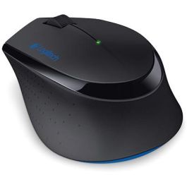 Logitech MK345 Combo Teclado y Ratón Inalámbrico Comfort QWERTY Español/Inglés Negro con Reposamuñecas y Pilas Incluidas