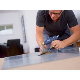 Rapid CG270 Pistola de pegamento inalámbrica con 7 minutos de autonomía, versátil para interiores y exteriores, incluye 10 barras de cola