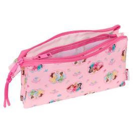 Safta Estuche Portatodo Triple Princesas Disney 120x220x30 mm