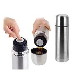 Excellent Houseware Termo acero inoxidable 1l con pulsador automático abrir/cerrar