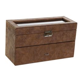 Joyero Tradicional DKD Home Decor Marron 11 x 15.5 x 27.5 cm Joyero Tradicional DKD Home Decor Marron 11 x 15.5 x 27.5 cm
