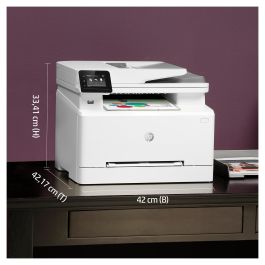 HP Color LaserJet Pro MFP M283fdw Impresora Multifunción Láser a Color, WiFi, LAN, A4