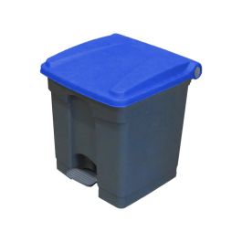 CAMBRO - WBFC30L-186 - CUBO DE BASURA 30L CON PEDAL Y TAPA - 40,6 x 39,1 x 36,8 cm - BASE GRIS Y TAPA AZUL Precio: 48.50000045. SKU: B1JS7DATHF