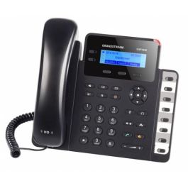 Grandstream GXP-1628 Teléfono SIP DECT de Escritorio con Altavoz, Pantalla LCD y 2 Puertos Gigabit Ethernet, Negro