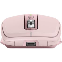 Logitech LOG1687828952016 Ratón Inalámbrico MX Anywhere 3S Bluetooth Clics Silenciosos 6 Botones Rosa