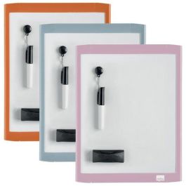 Nobo Pizarra Blanca Magnética con Borrador Imán y Rotulador, Marco Colores Pastel Surtidos 216x280 mm Precio: 8.59000054. SKU: B1AZSHJVSZ